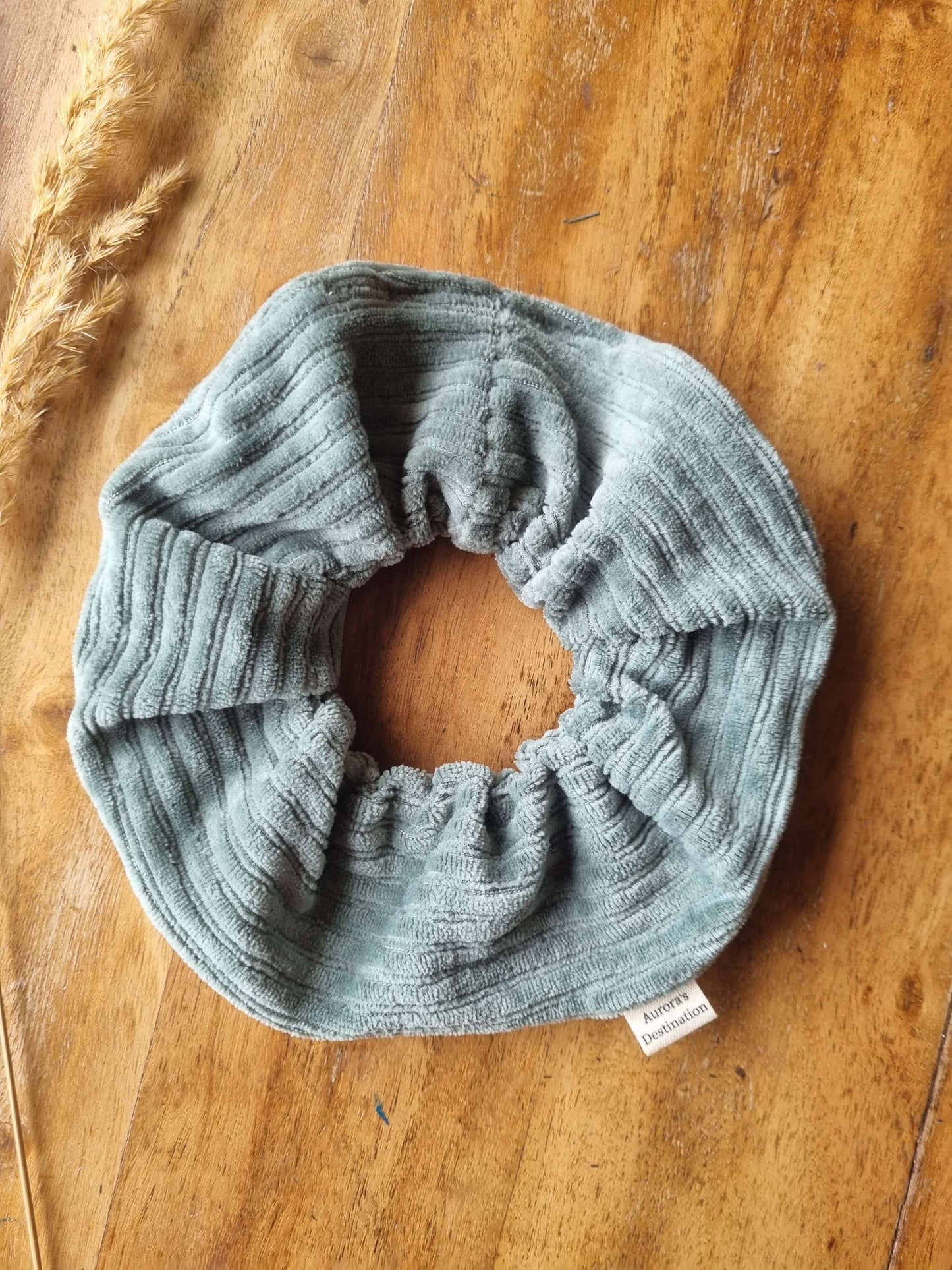 Duck Egg Blue Chunky Scrunchie image 3