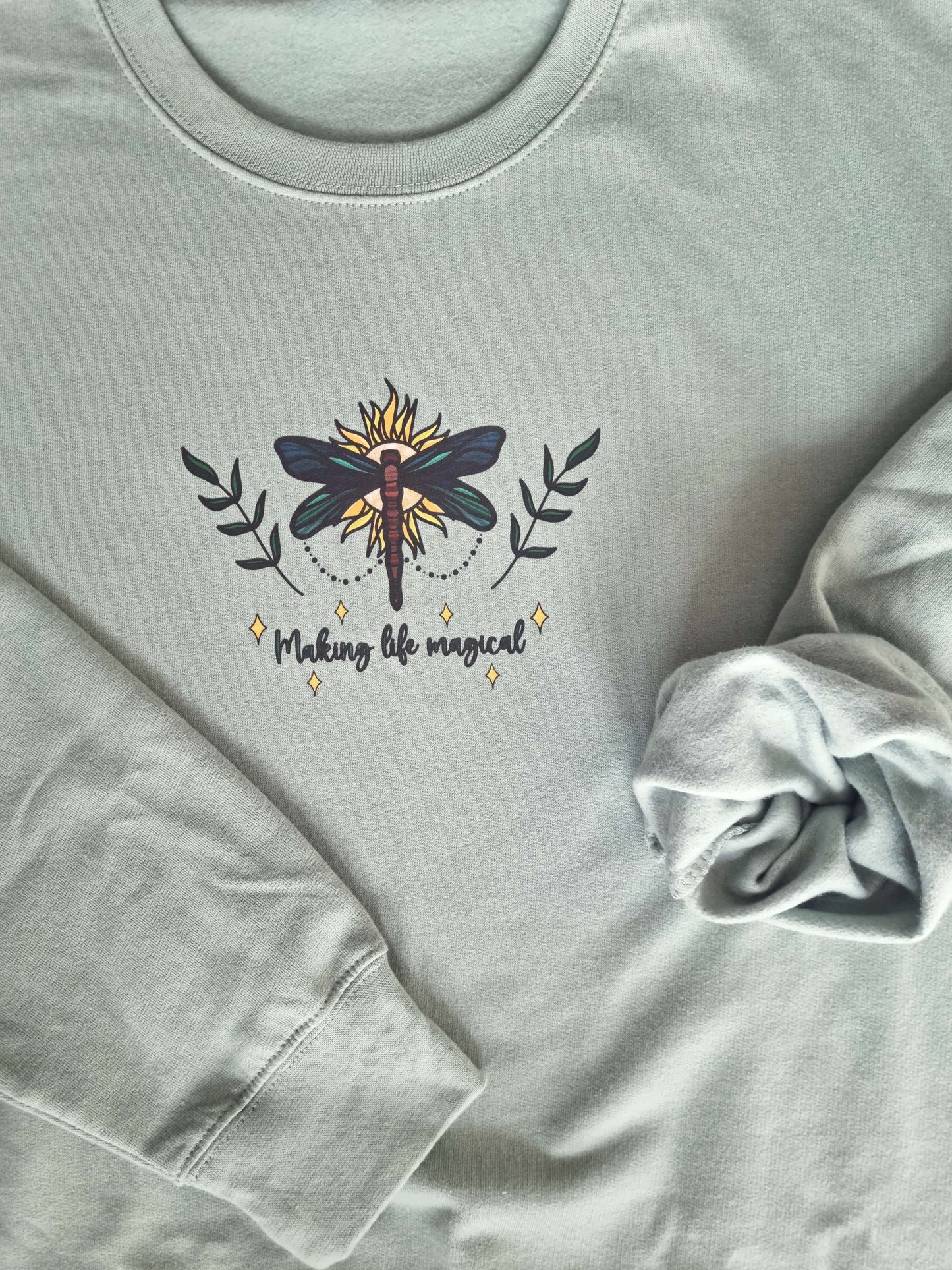 Make Life Magic Dragonfly Sweatshirt image 1