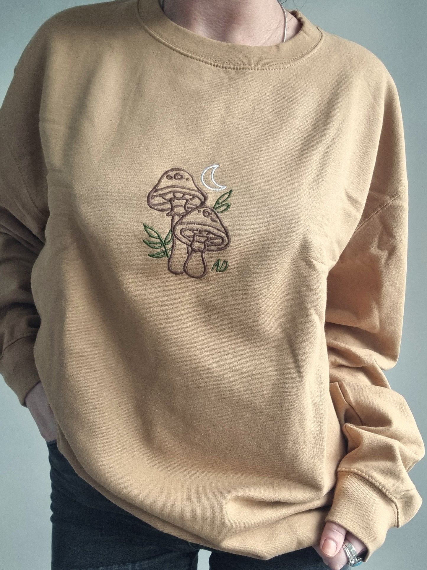 Mushroom Embroidered Sweater image 7