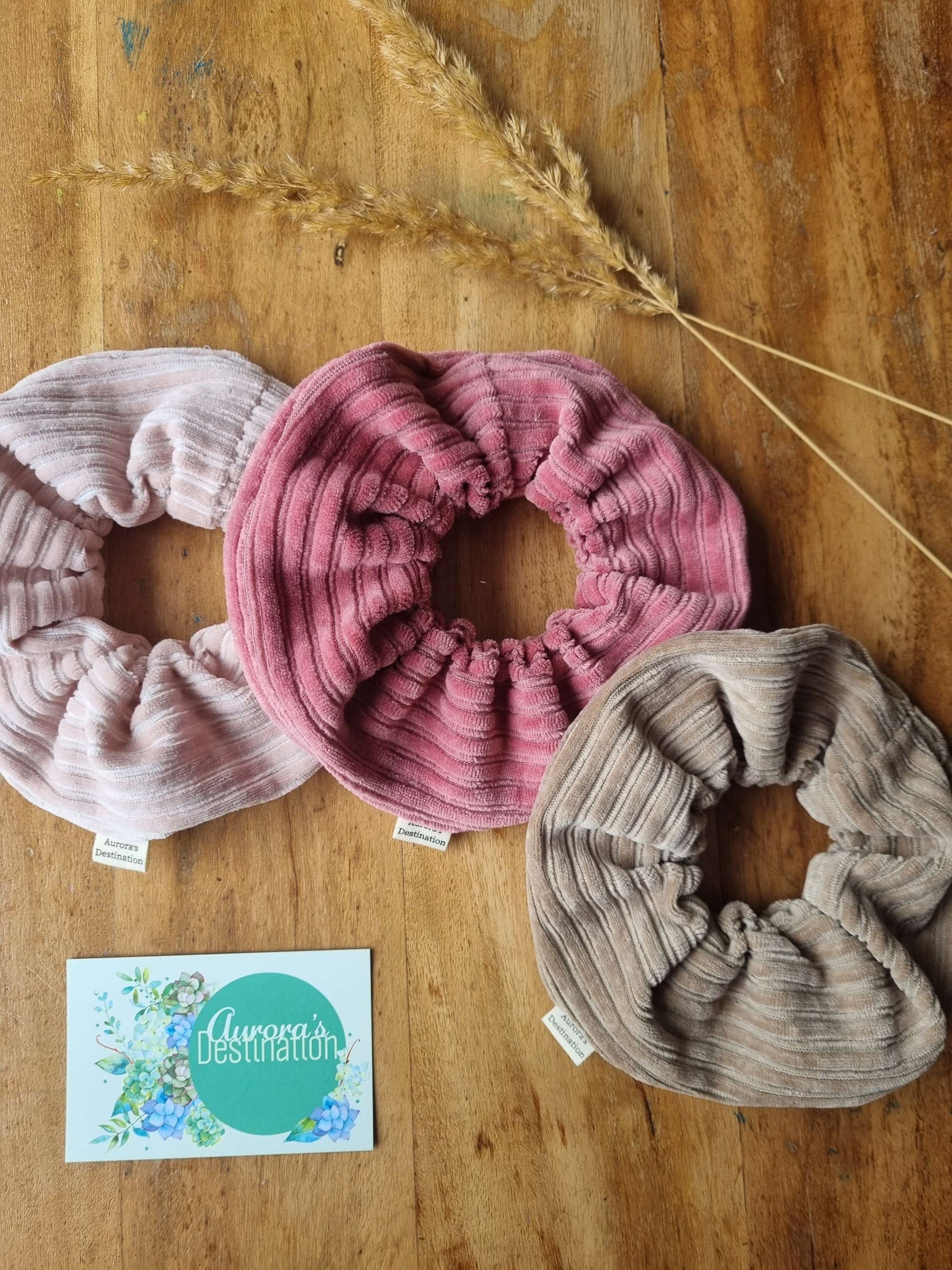 Hot Pink Chunky Scrunchie  image 5