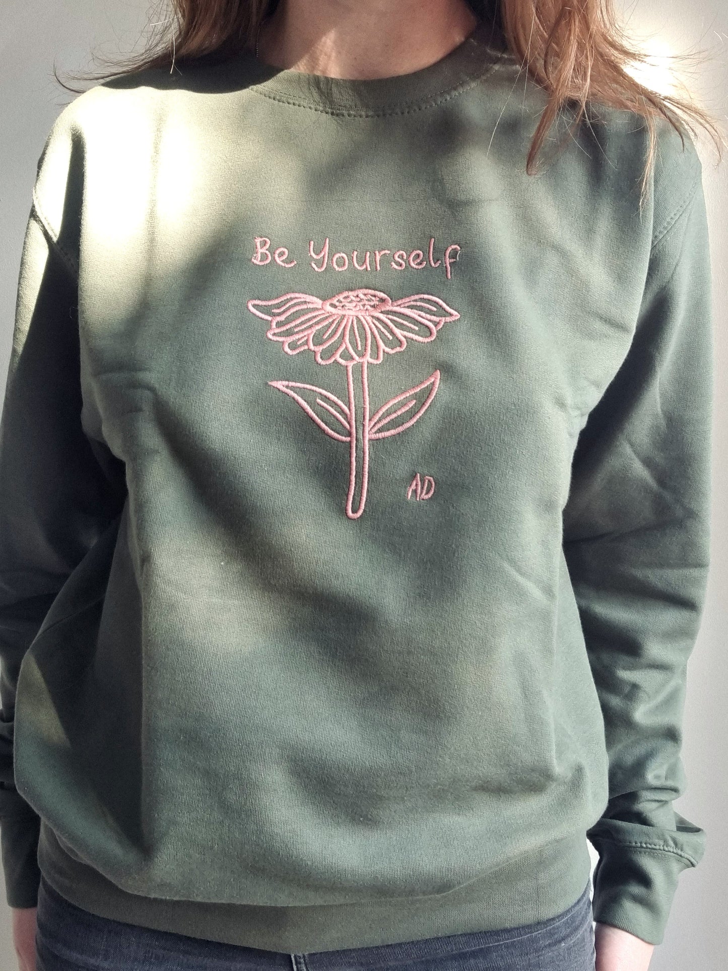 Be Yourself Embroidered Jumper image 5