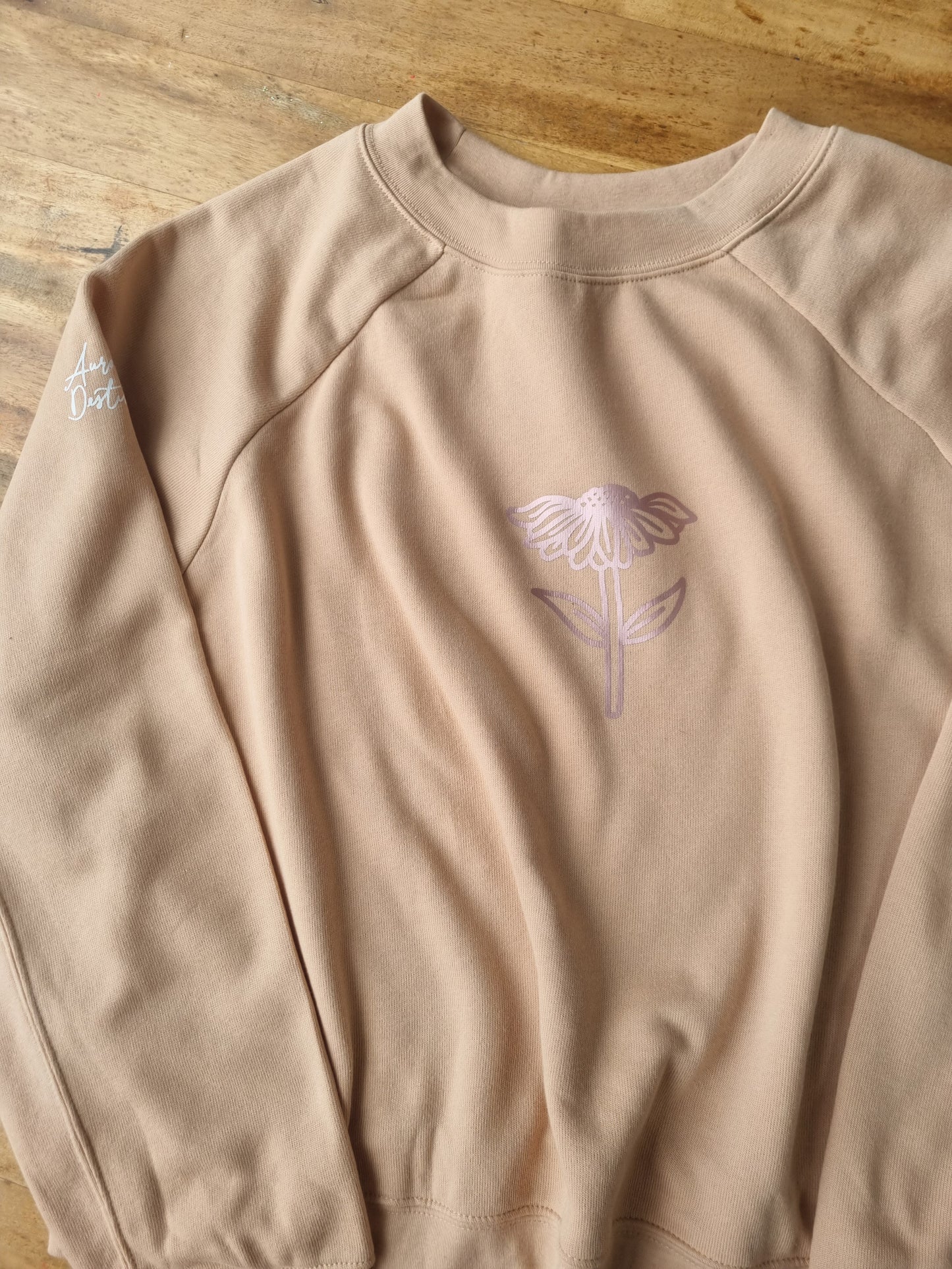 Floral Drop Shoulder Sweatshirt XLarge image 3
