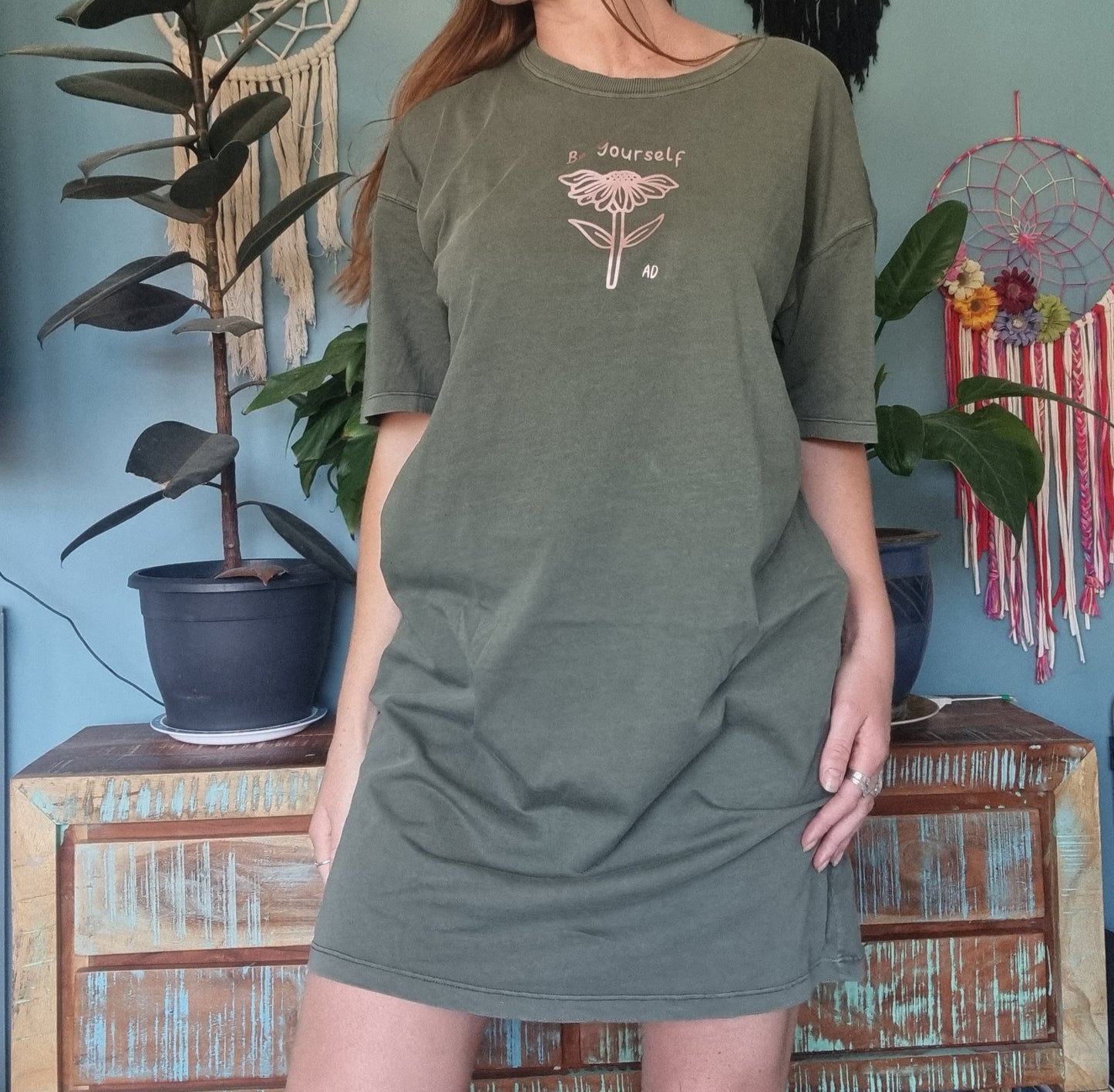 Be Yourself T-Shirt Dress image 4