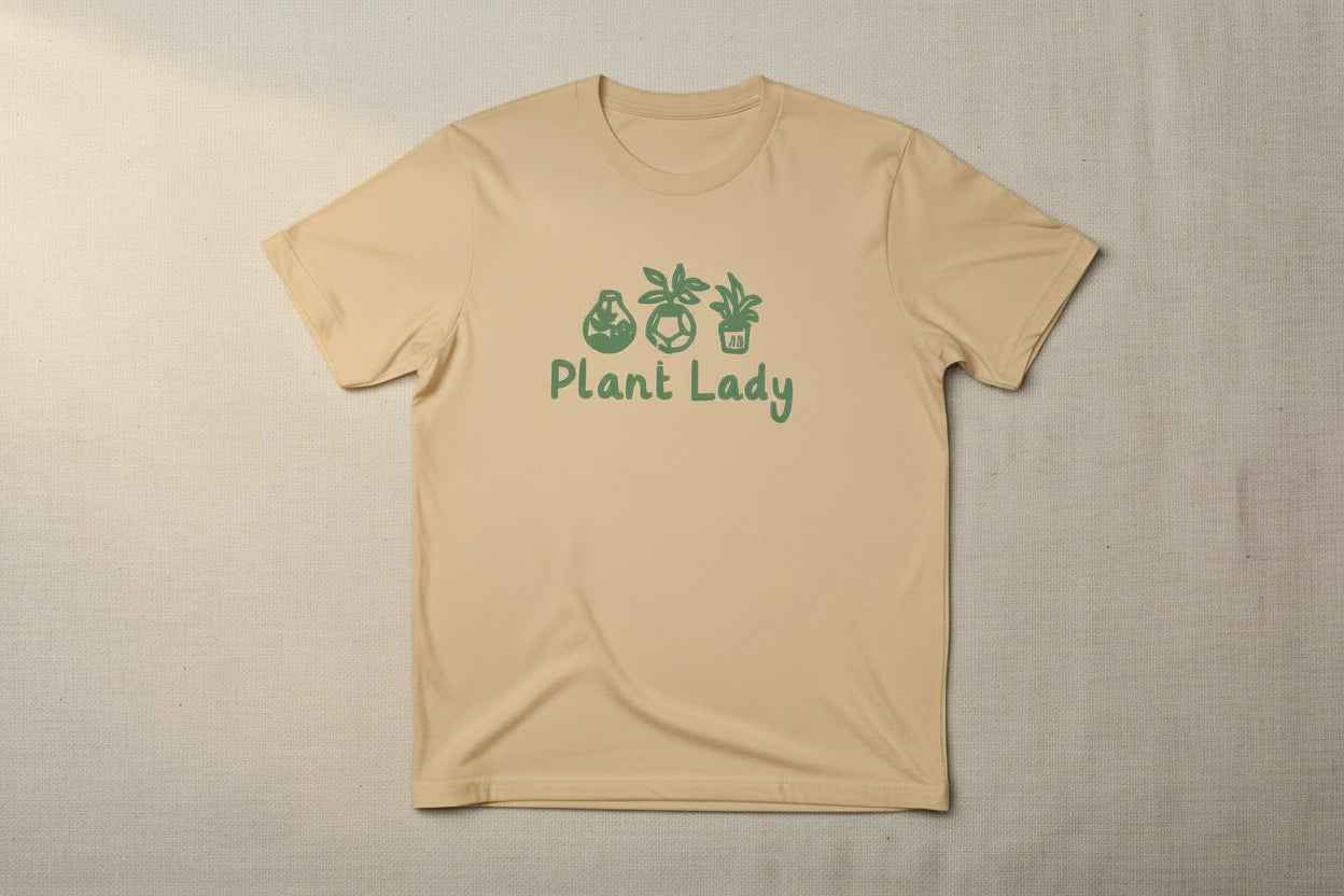 Organic Cotton Plant Lady T-Shirt
