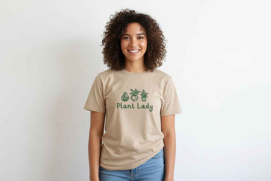 Organic Cotton Plant Lady T-Shirt