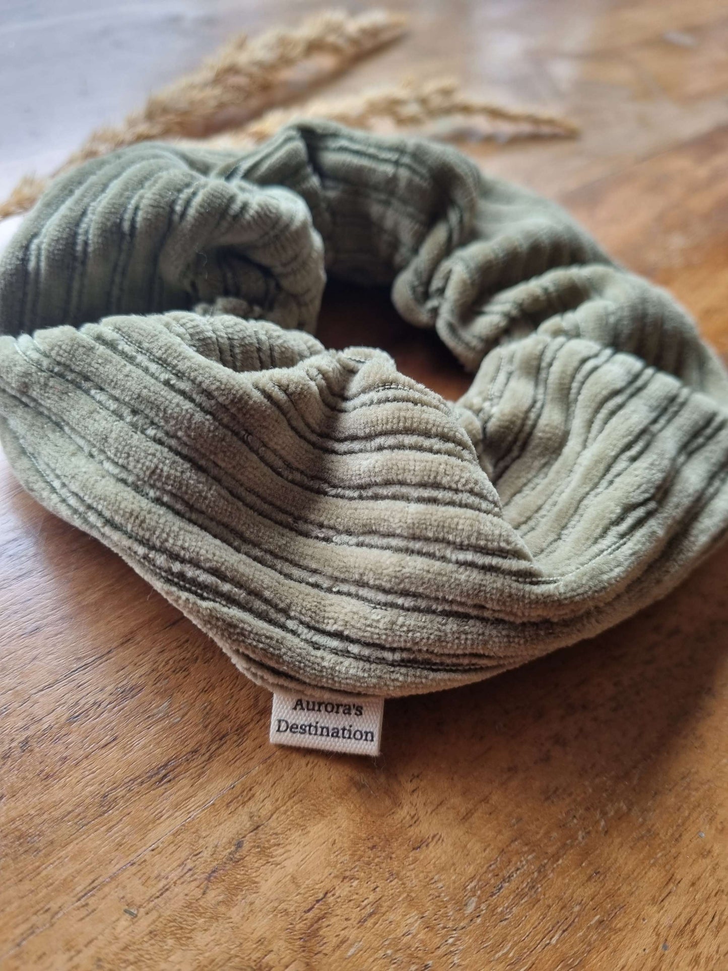 Sage Green Chunky Scrunchie image 2
