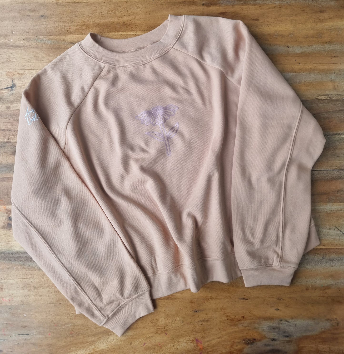 Floral Drop Shoulder Sweatshirt XLarge image 2