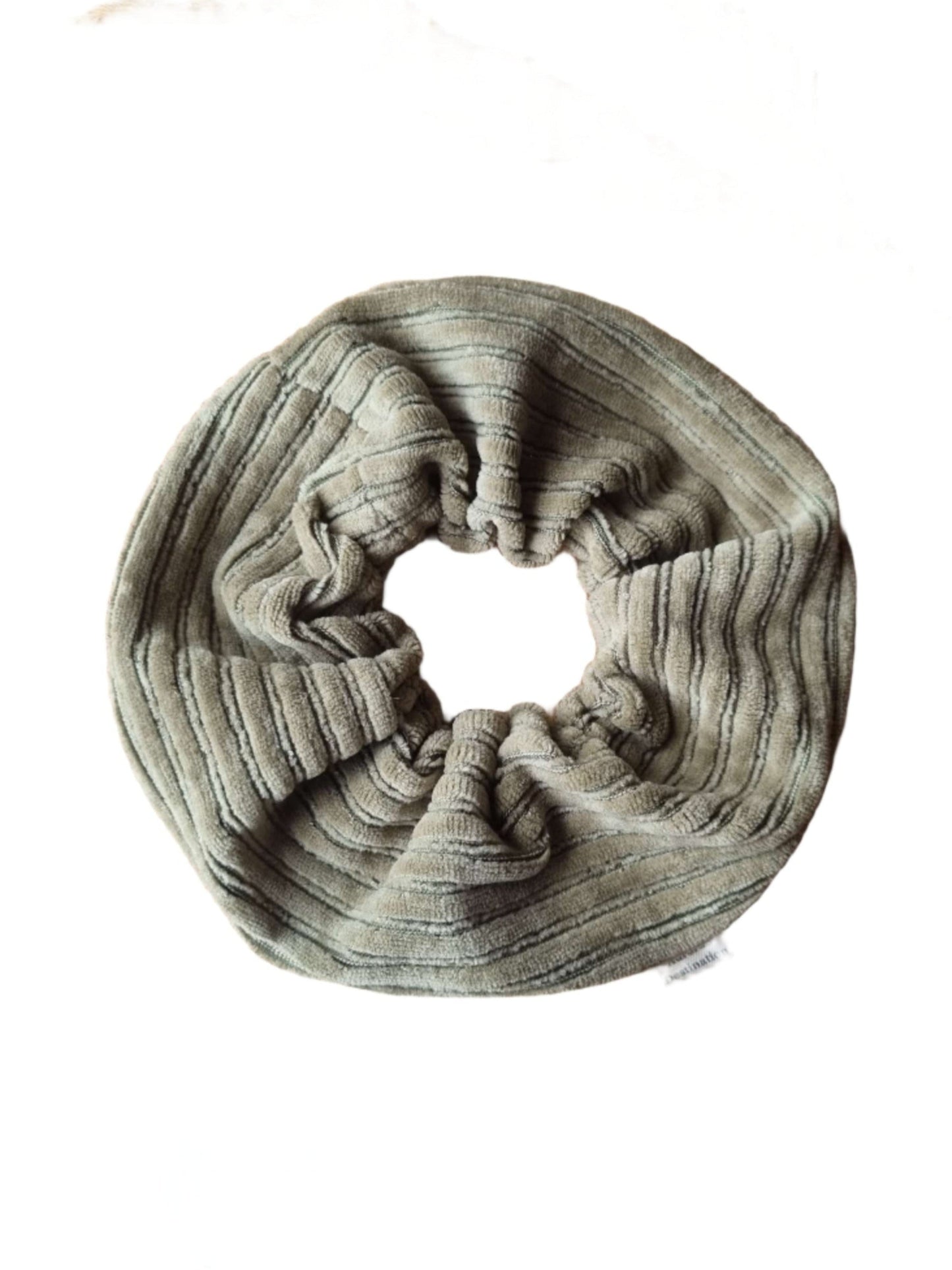 Sage Green Chunky Scrunchie image 0