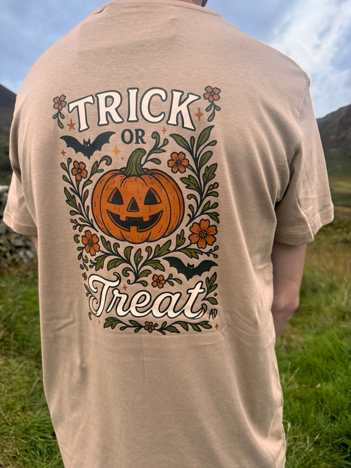 Halloween Trick or Treat 100% Organic T-shirt