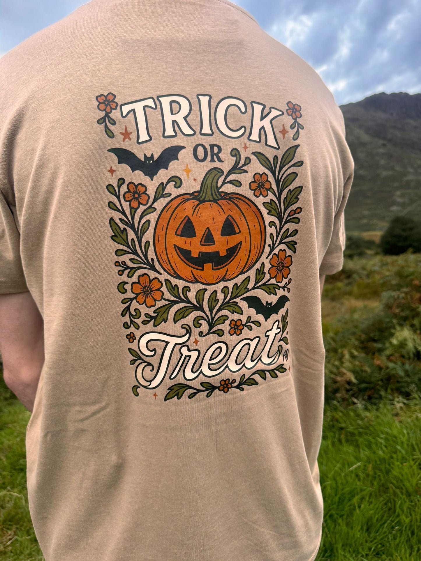 Halloween Trick or Treat 100% Organic T-shirt
