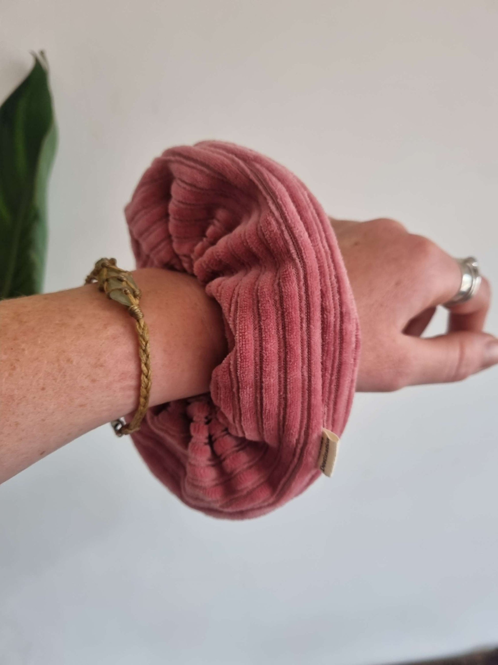 Hot Pink Chunky Scrunchie  image 3