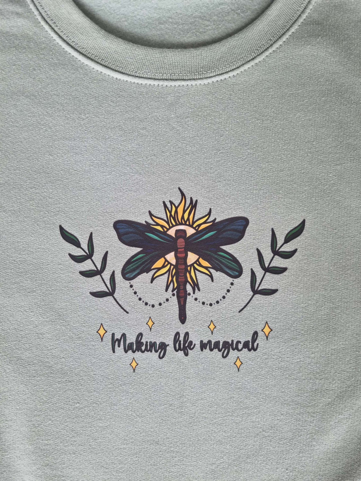 Make Life Magic Dragonfly Sweatshirt image 2