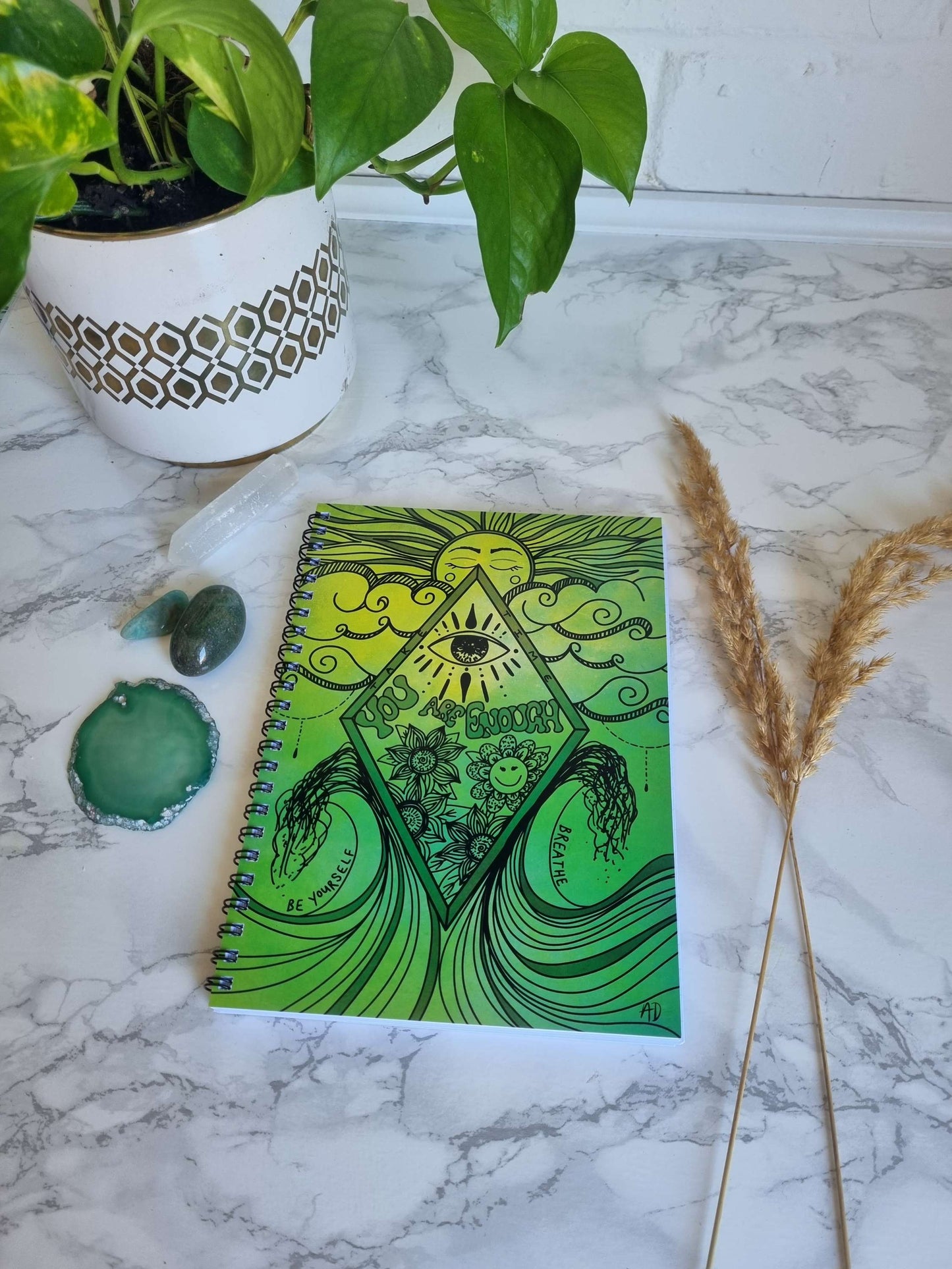 Uplifting Notebook (You are enough) image 5