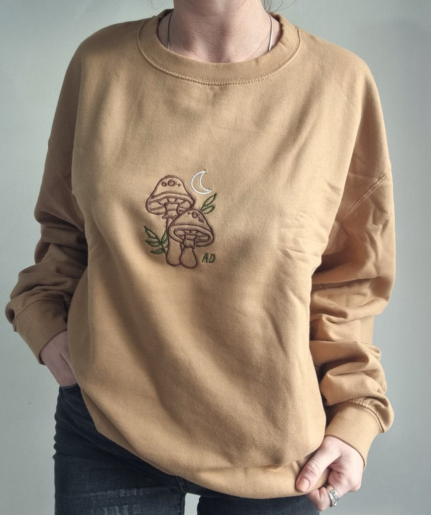 Mushroom Embroidered Sweater image 0