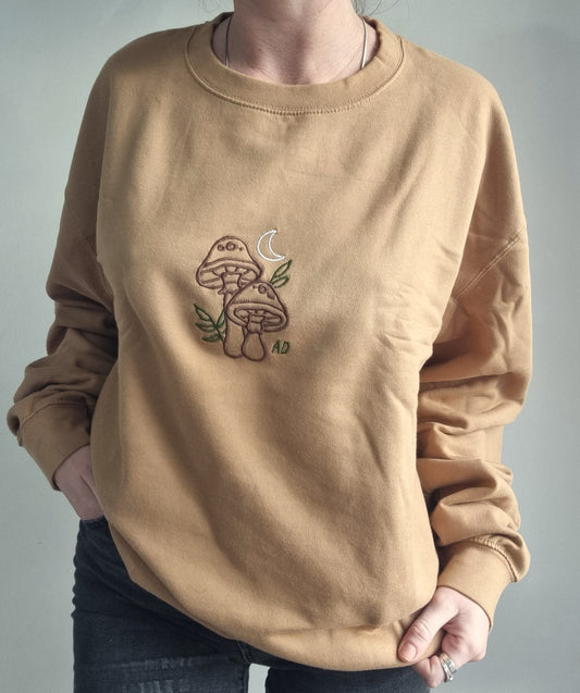 Mushroom Embroidered Sweater image 0