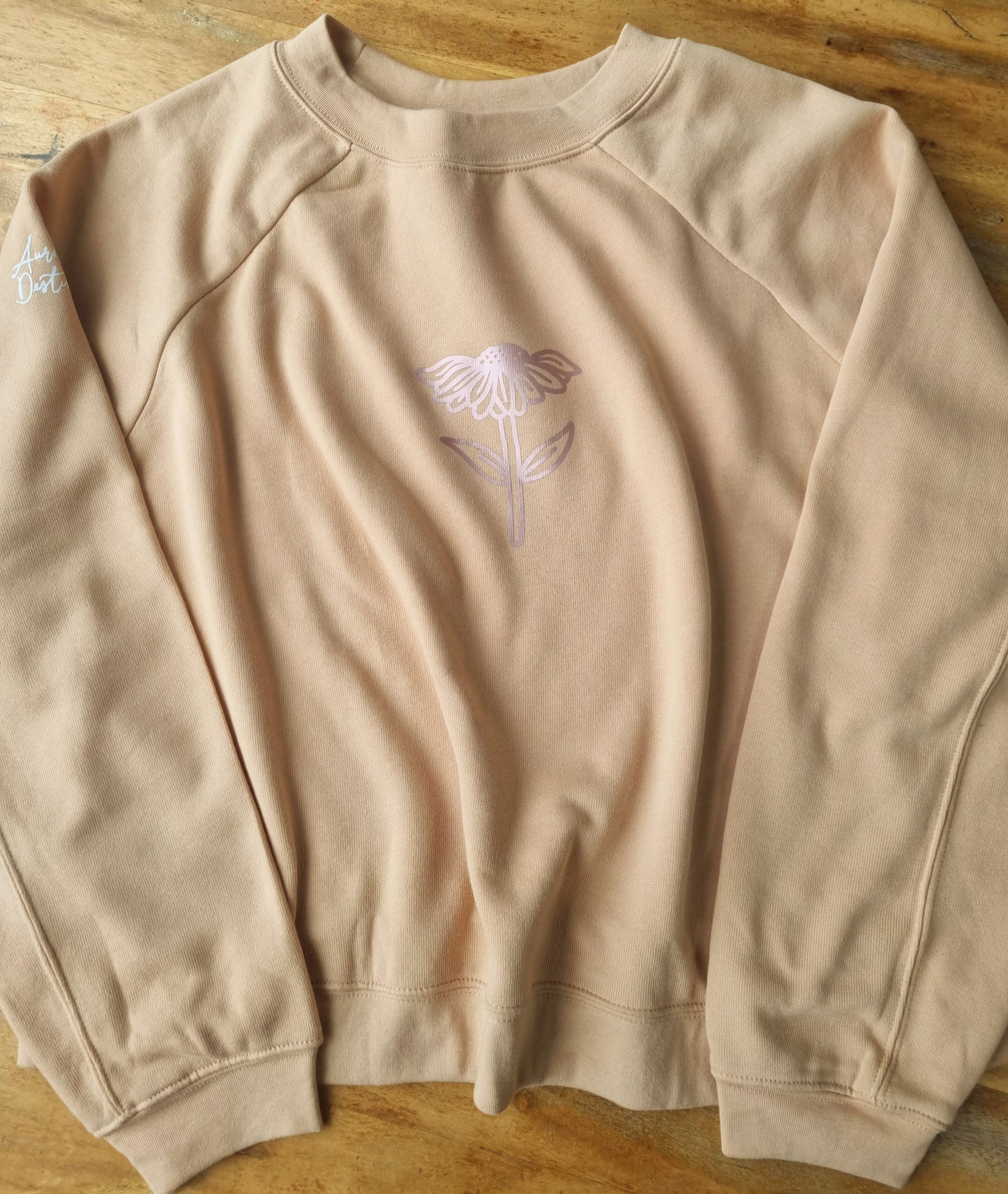 Floral Drop Shoulder Sweatshirt XLarge image 4