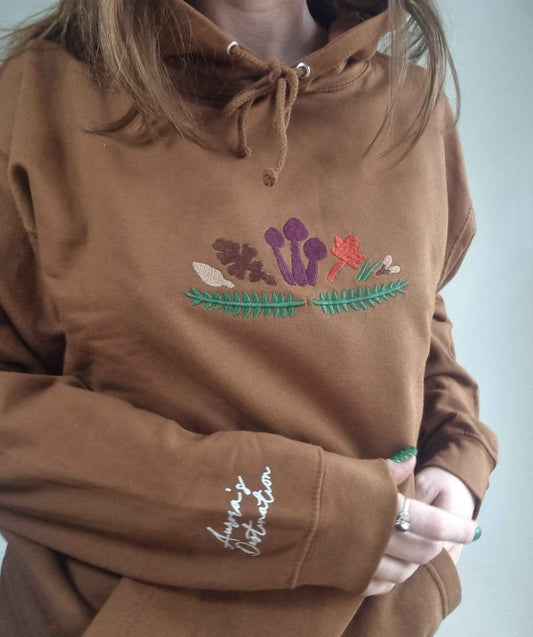 Forest Brown Woodland Hoodie