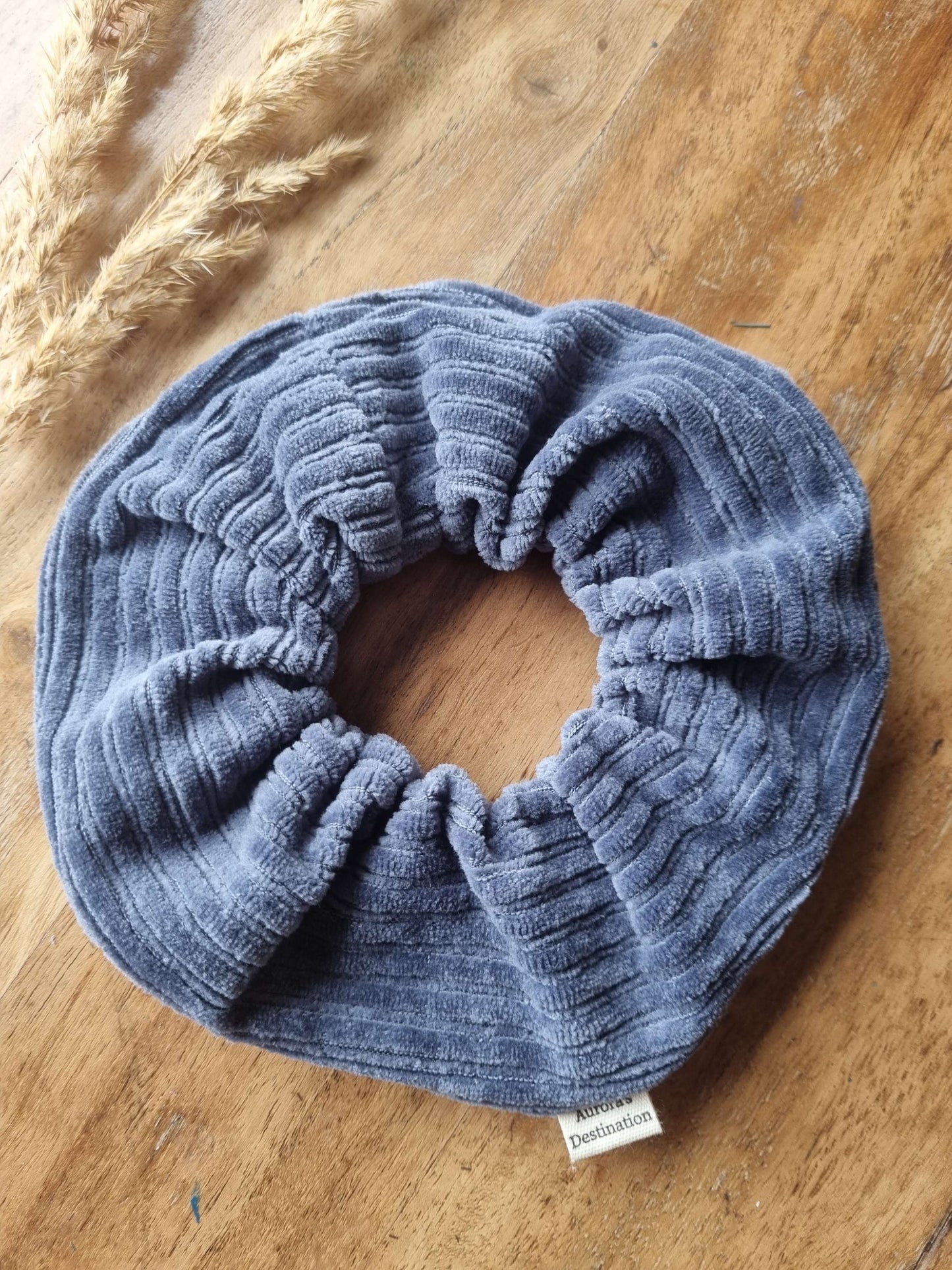 Navy Blue Chunky Scrunchie image 3
