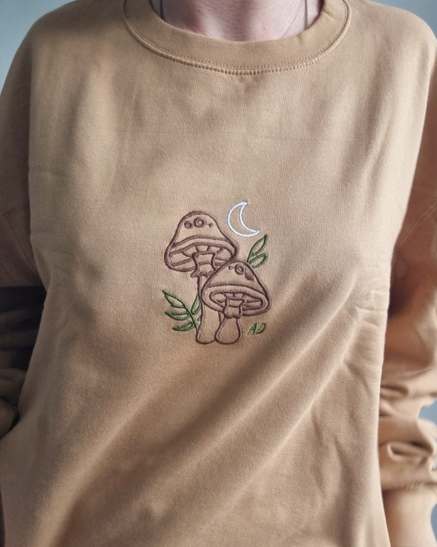 Mushroom Embroidered Sweater image 6