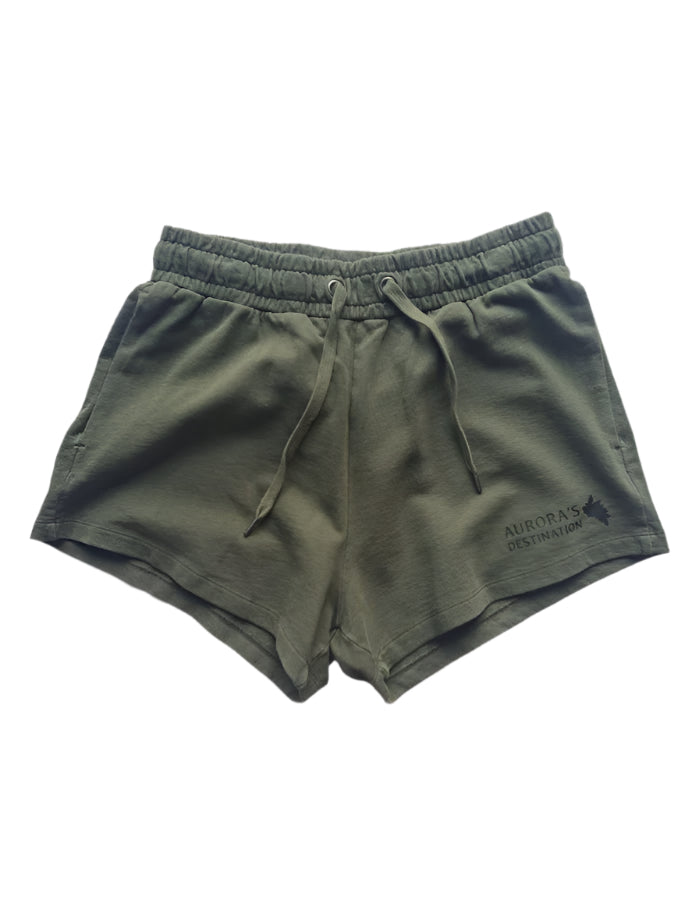 Washed Khaki Organic Shorts image 0
