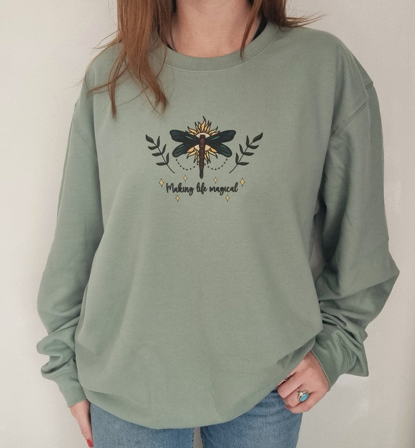 Make Life Magic Dragonfly Sweatshirt image 0
