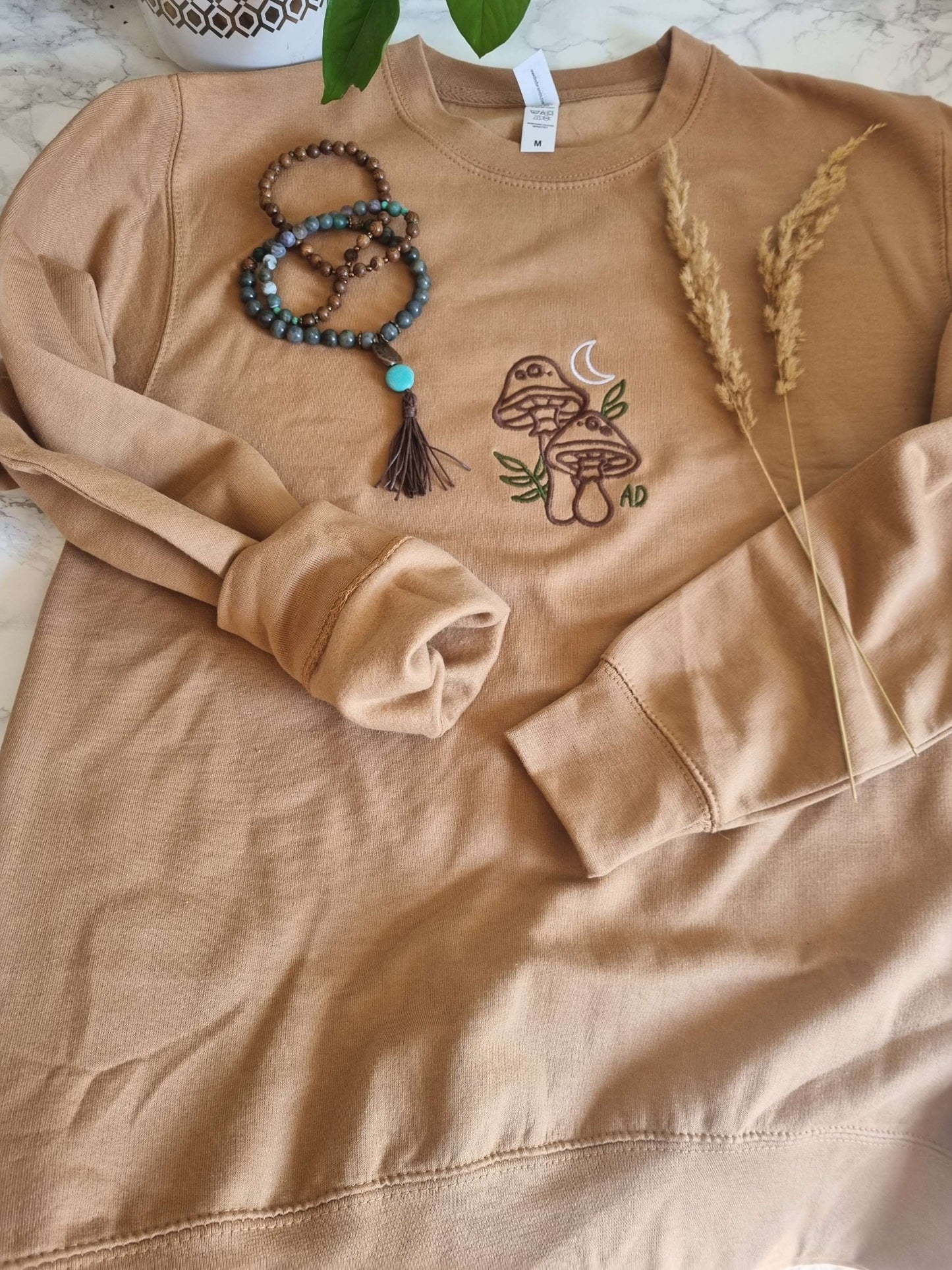 Mushroom Embroidered Sweater image 2