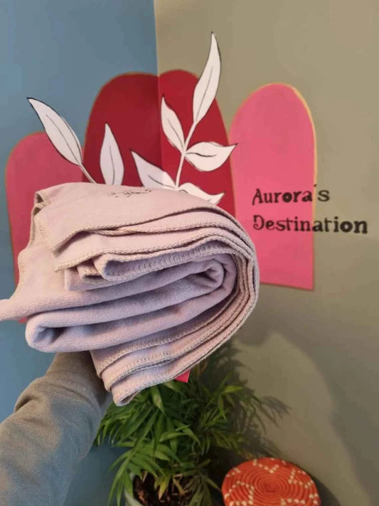 Extra large embroidered blanket