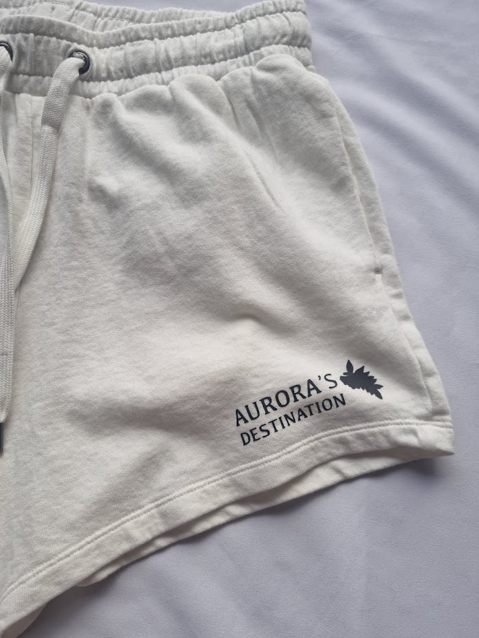 Washed Ivory Organic Shorts image 1