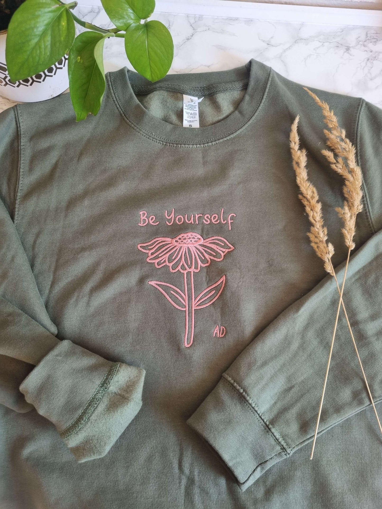 Be Yourself Embroidered Jumper image 4