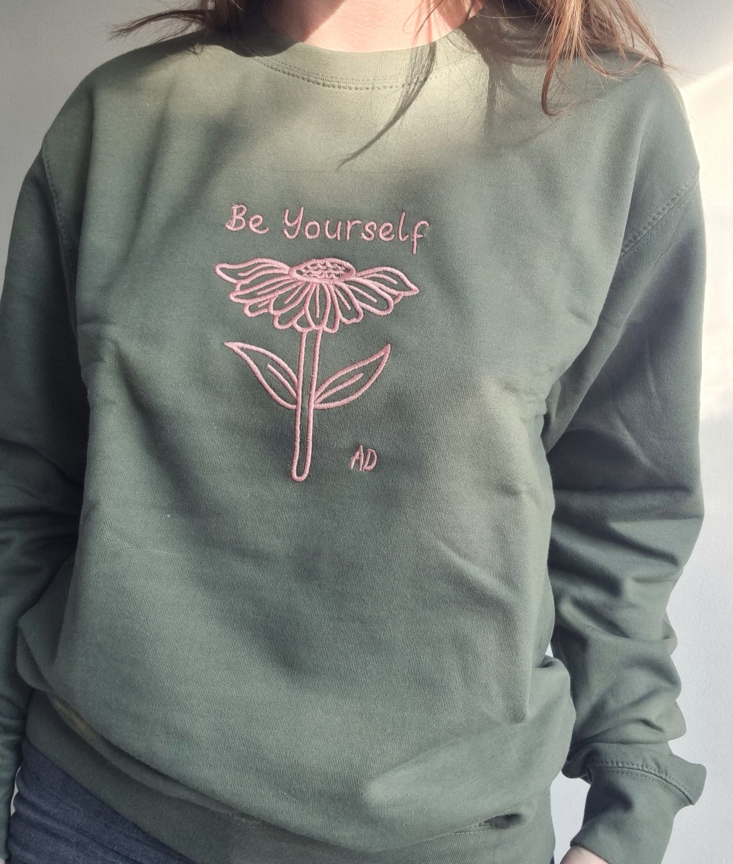 Be Yourself Embroidered Jumper image 6