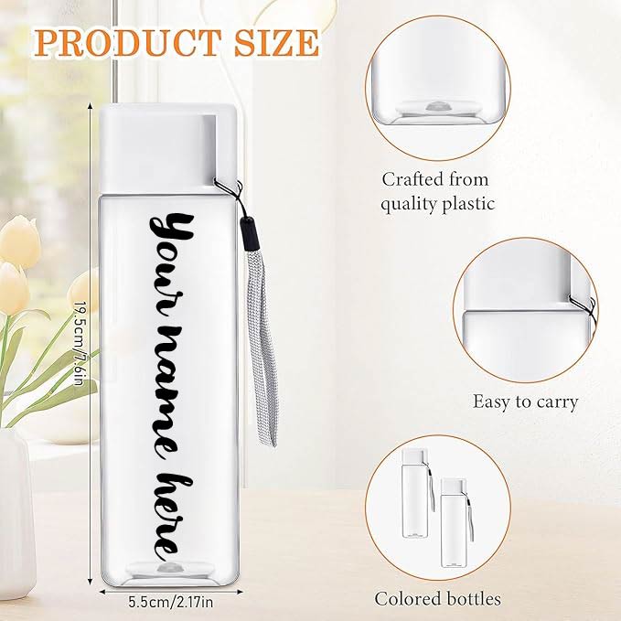 Custom Sqaure Bottles