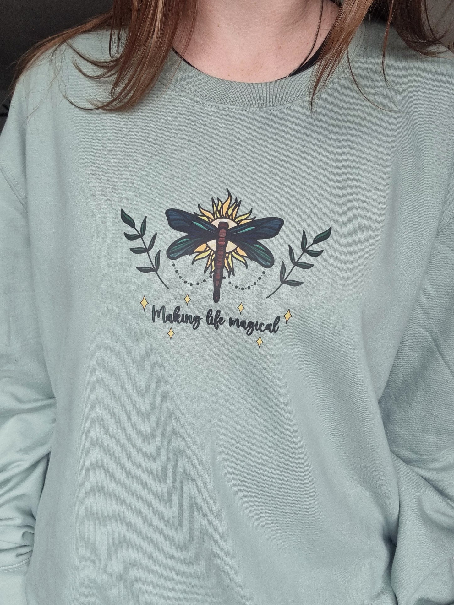 Make Life Magic Dragonfly Sweatshirt image 4