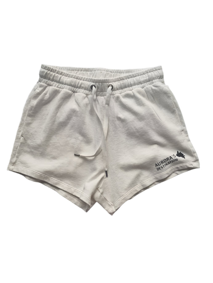 Washed Ivory Organic Shorts image 0