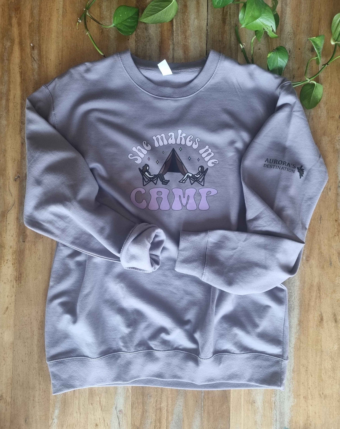 Not About Camping Sweatshirt