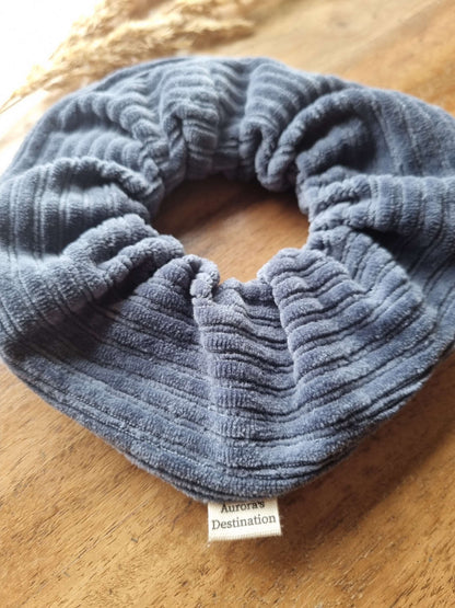 Navy Blue Chunky Scrunchie  image 4