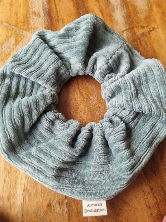 Duck Egg Blue Chunky Scrunchie  image 1