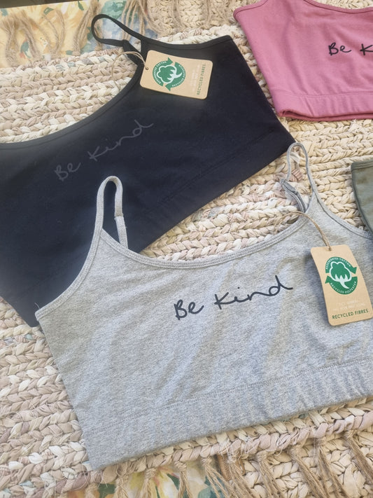 Organic Be Kind Crop Top Bralette
