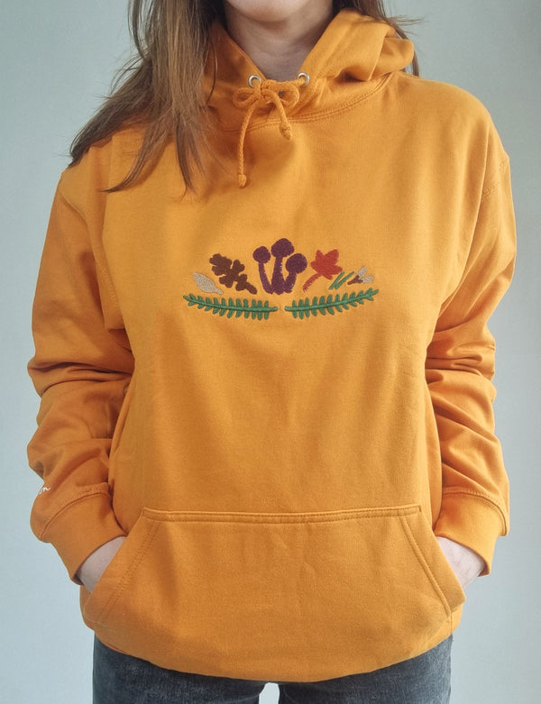 Burnt Orange Woodland Hoodie image 0