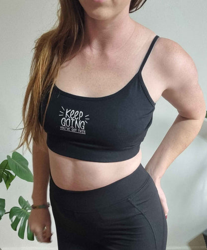 Organic Keep Going Crop Top Bralette