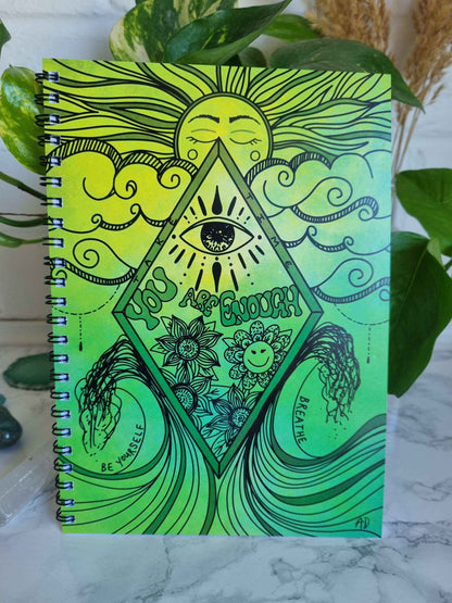 Uplifting Notebook (You are enough)
