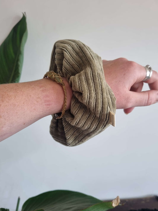 Sage Green Chunky Scrunchie  image 3