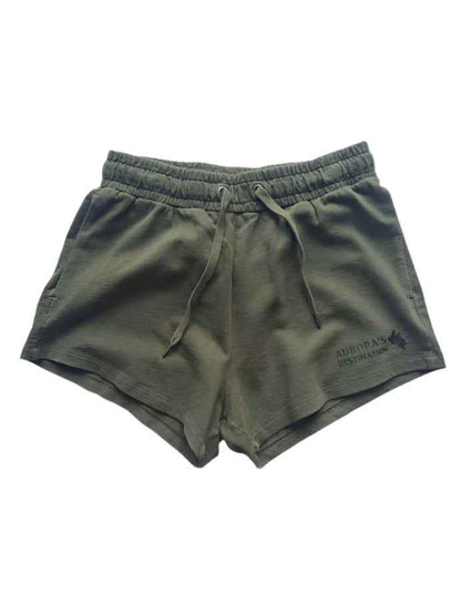 Washed Khaki Organic Shorts