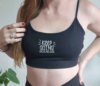 Organic Keep Going Crop Top Bralette