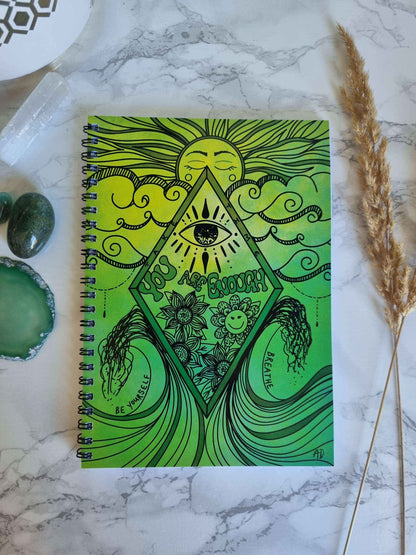 Uplifting Notebook (You are enough)