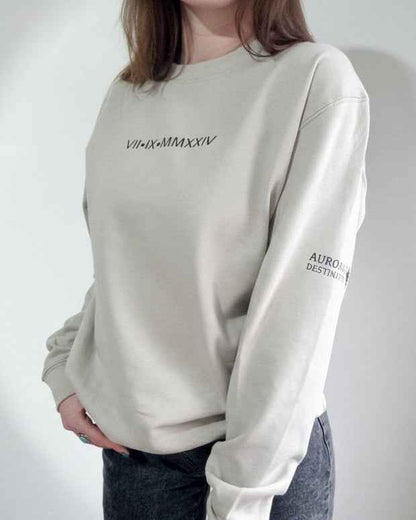 Roman Numerals Sweatshirt - Valentines Day Gift