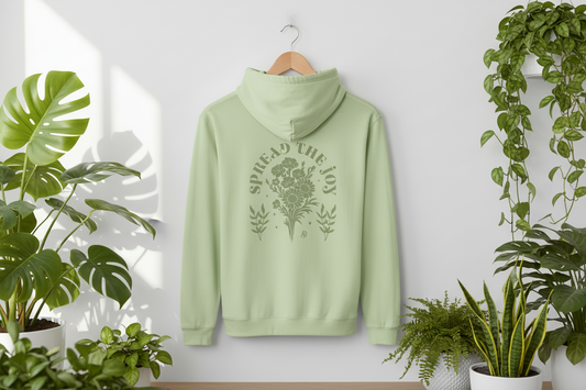 Spread The Joy Floral Hoodie