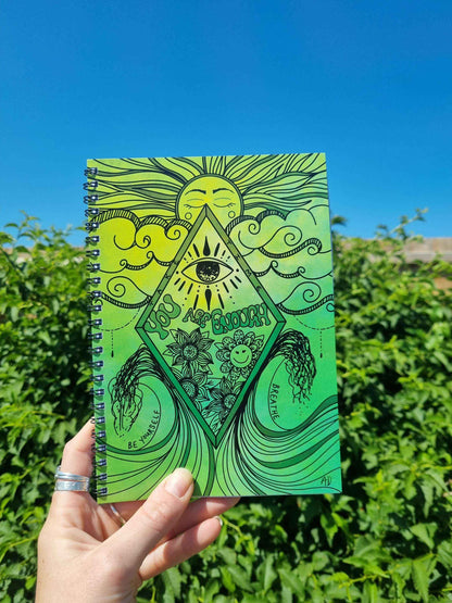 Uplifting Notebook (You are enough)