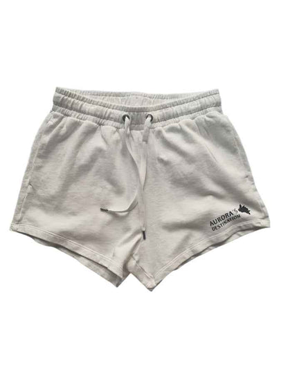 Washed Ivory Organic Shorts