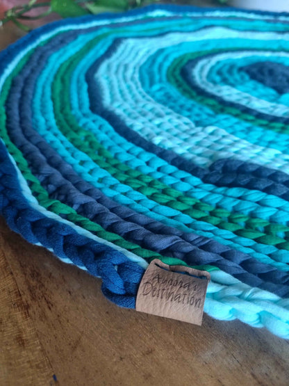 Blue rug